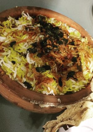 A picture of Handi Chap Biryani.