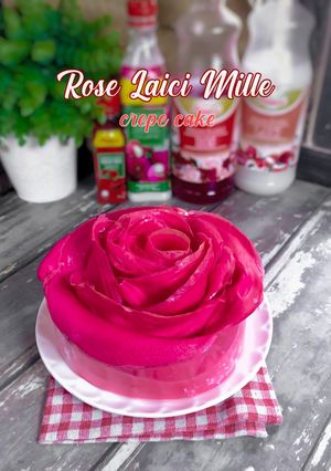 Gambar Rose laici mille crepe cake