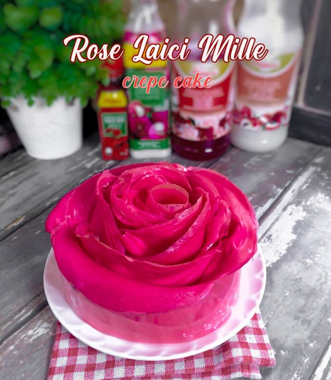 Gambar Rose laici mille crepe cake