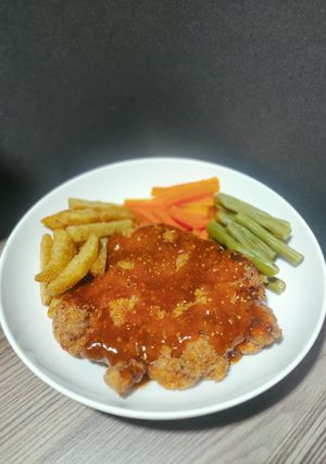 Foto resep (Gluten Free) Crispy Chicken Steak À la Waroeng Steak