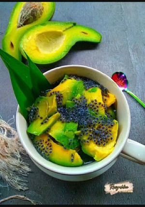 Foto resep #Avocado dessert mug