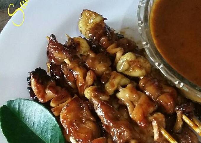 Resep bikin Sate Jamur Bumbu Kacang dijamin sesuai selera