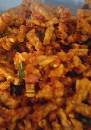 Foto resep Balaado tempe kacang daun jeruk