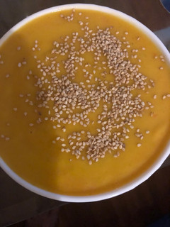 Una foto de 196. Gazpacho de mango (entrante sopa)