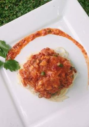 Foto resep Spaghetti saus sarden