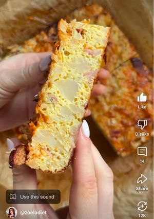 Une photo de Quiche sans pâte proteiné