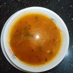 A picture of Tomato Saar/Rasam.