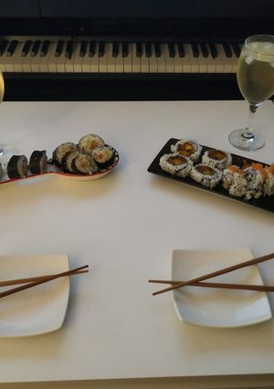 Una foto de Sushi