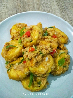 Foto resep Tofu Saus Telur Asin