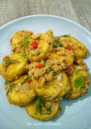 Foto resep Tofu Saus Telur Asin