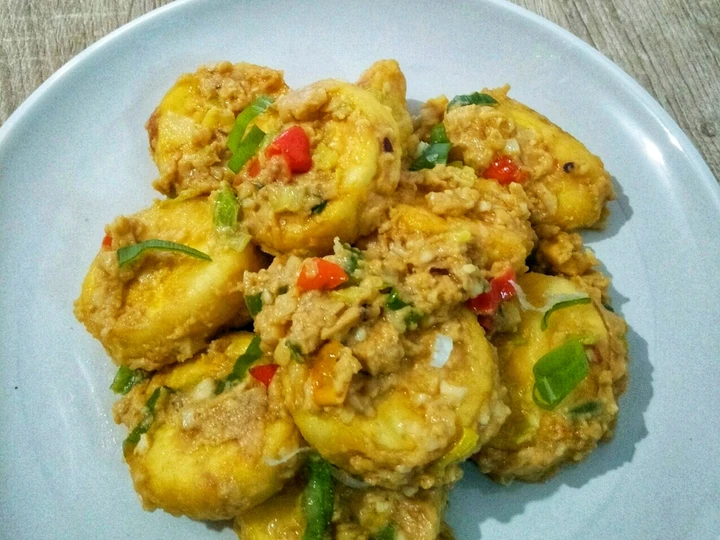 Cara Gampang Membikin Resep Tofu Saus Telur Asin yang Lezat Sekali Anti Ribet, Uenak Banget