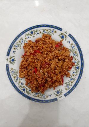 Foto resep Tempe orek pedas manis