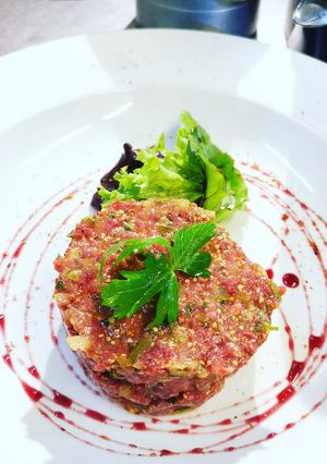 Una foto de Steak tartar