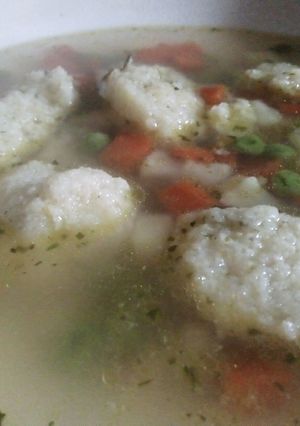 Zöldségleves daragaluskával glutén- és tejmentesen recept fotója