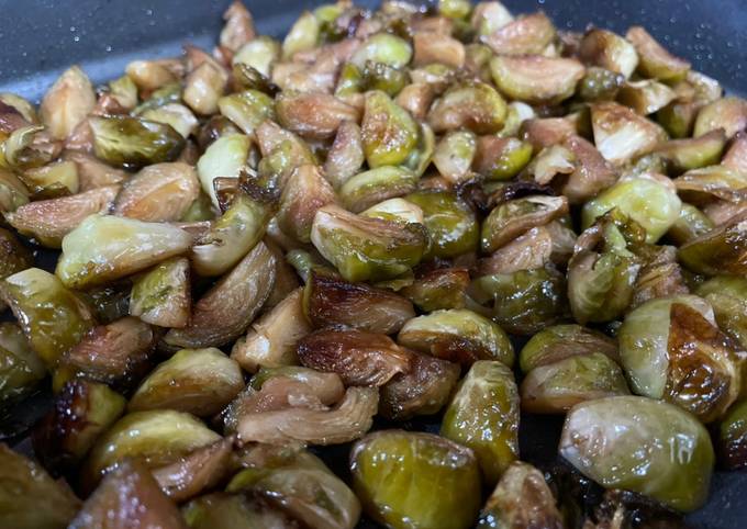 Modo semplice a Preparare Fatto in casa Cavoletti di Bruxelles in agrodolce 🏳️‍🌈