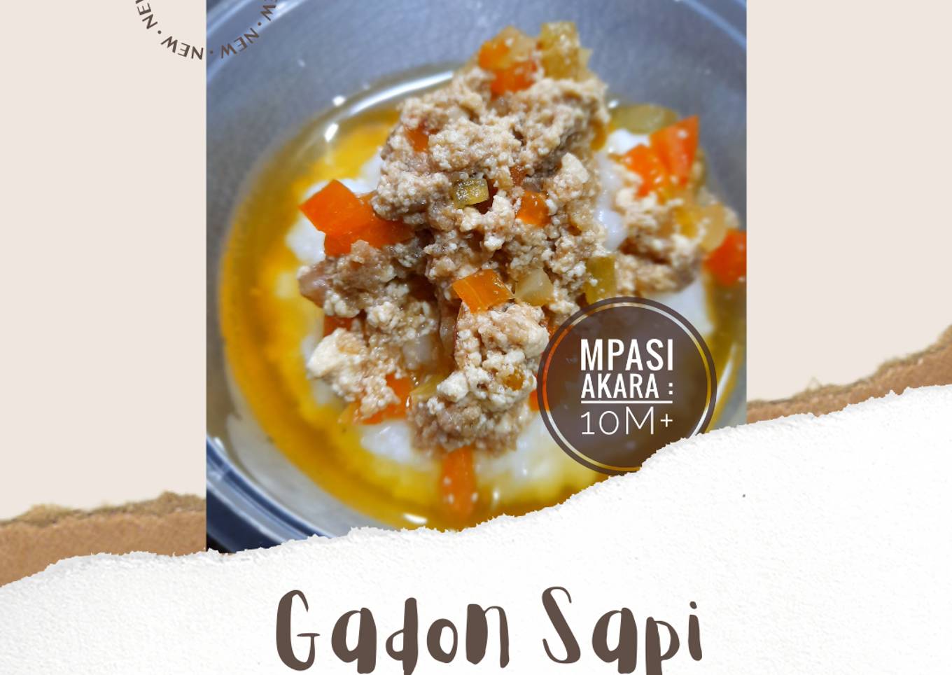 MPASI 10M+ : Gadon Sapi