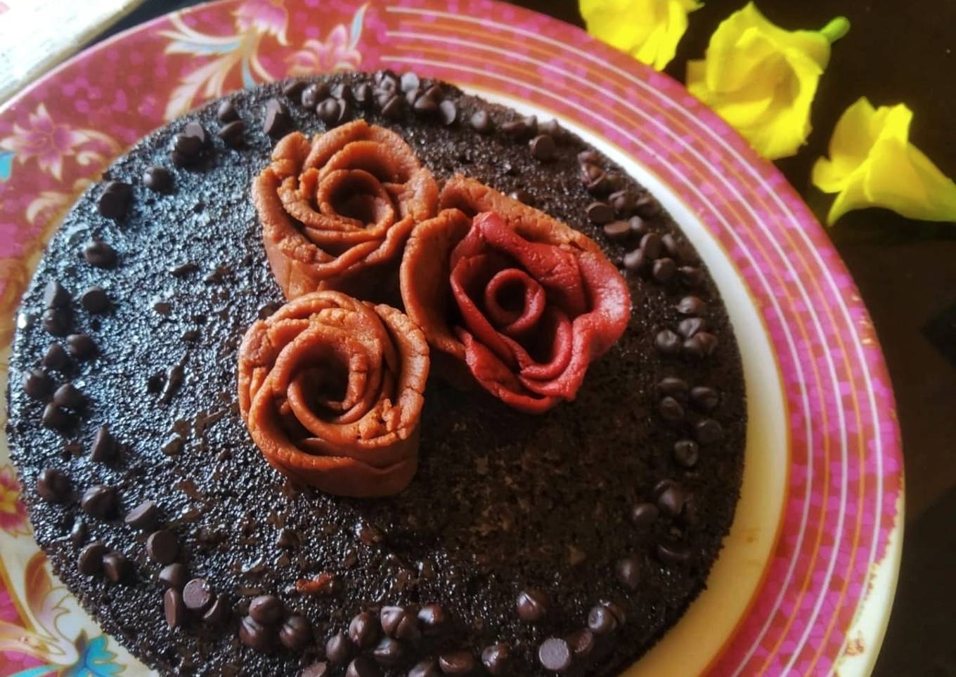 Dark chocolate cake