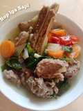 Sop Iga Sapi kuah segar