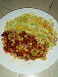 Githeri and cabbage