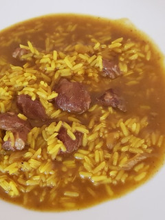 Una foto de Arroz con carrillada