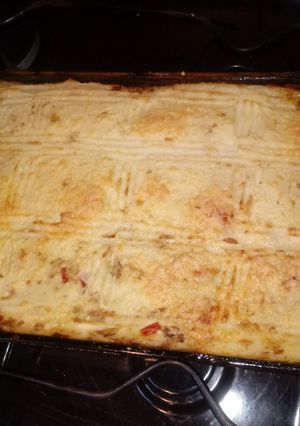 Una foto de Pastel de atún y papas