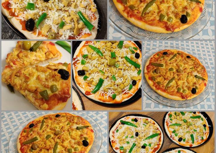 بيتزا 🍕 بصدور الدجاج 🍗