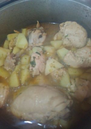 Una foto de Estofado de pollo!