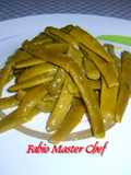 Taccole in Padella con Olio di Oliva Extravergine e Aglio