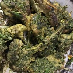 A picture of Green mutton chops.