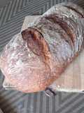 Pan casero con masa madre