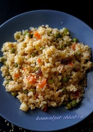 A picture of Couscous upma.