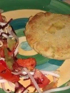 Una foto de Hamburguesa de garbanzo