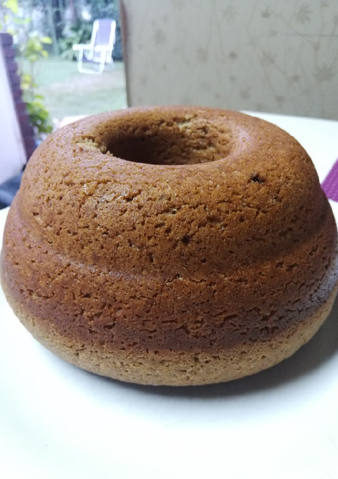 Una foto de Budín de banana y proteínas sin TACC