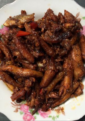 Hình của món Cá bống kho rim.