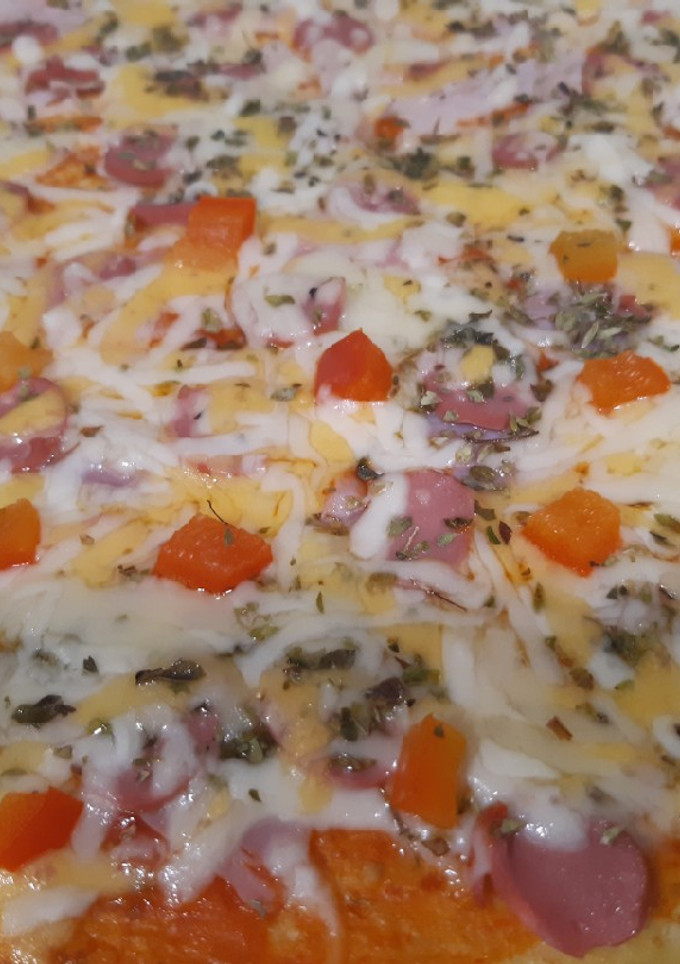 Una foto de Masa de pizza de coliflor