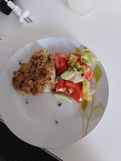 Una foto de Merluza Con Costra de Pistachos
