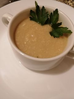 A picture of Mother's cumin soup.
