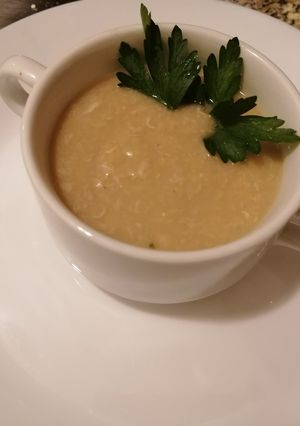 A picture of Mother's cumin soup.