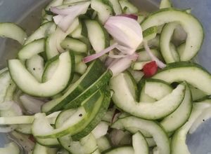 Gambar Ivory Coast Cucumber/Zucchini Salad - Ivory Coast 🇨🇮
