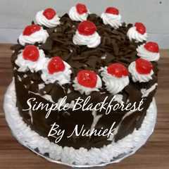 SIMPLE BLACKFOREST (Steamed) রেসিপির প্রধান ছবি