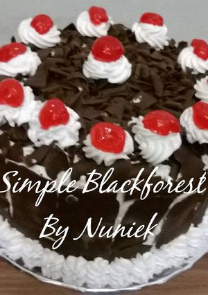 Foto resep SIMPLE BLACKFOREST (Steamed)