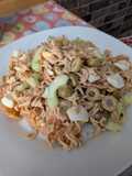 Macarrones de garbanzos en ensalada