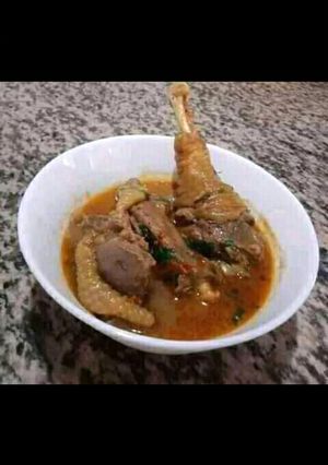 A picture of Kuku stew#recipemarathon.