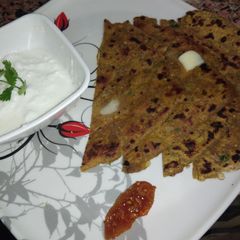 A picture of Chana Dal paratha.