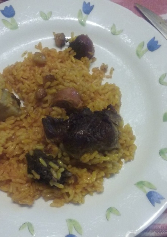 Una foto de Arroz con cosas