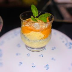 A picture of Mango sevai parfait.