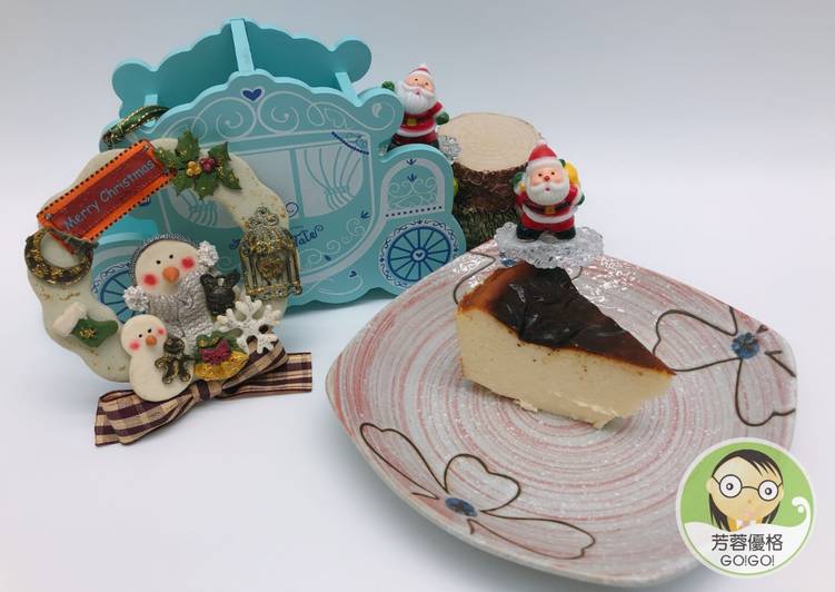 巴斯克優格乳酪蛋糕~氣炸鍋料理