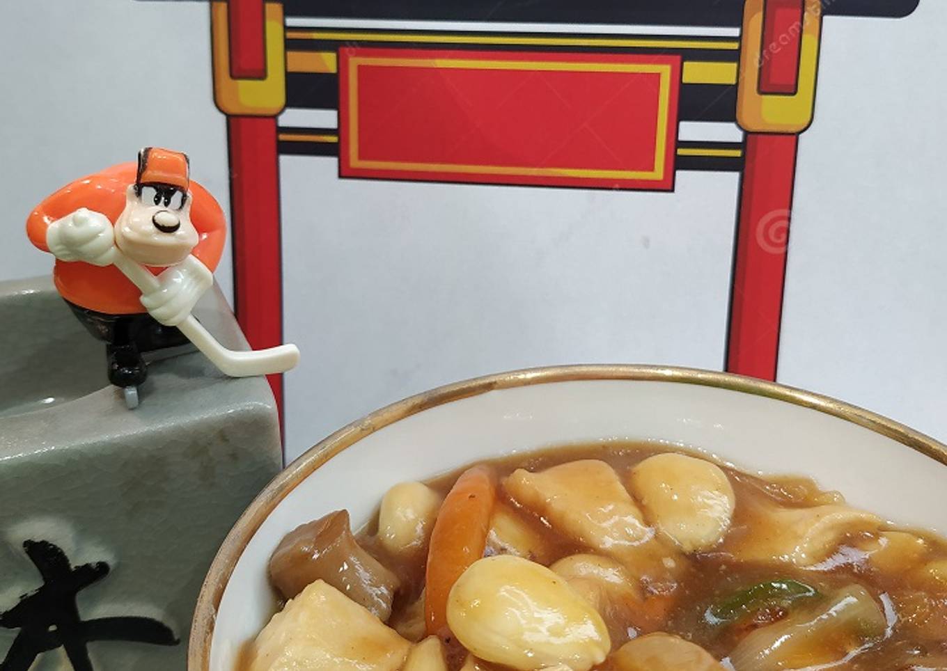 Recuerdos del chino - Pollo con almendras