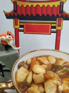 Una foto de Recuerdos del chino - Pollo con almendras
