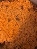 Arroz con salchicha